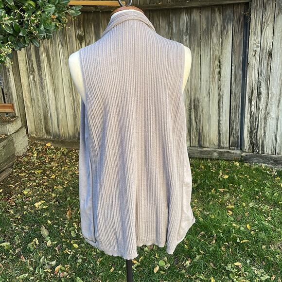 New York & Co. Street Wear Open Front Dun Cardigan Women's Size Large - Picture 4 of 10
